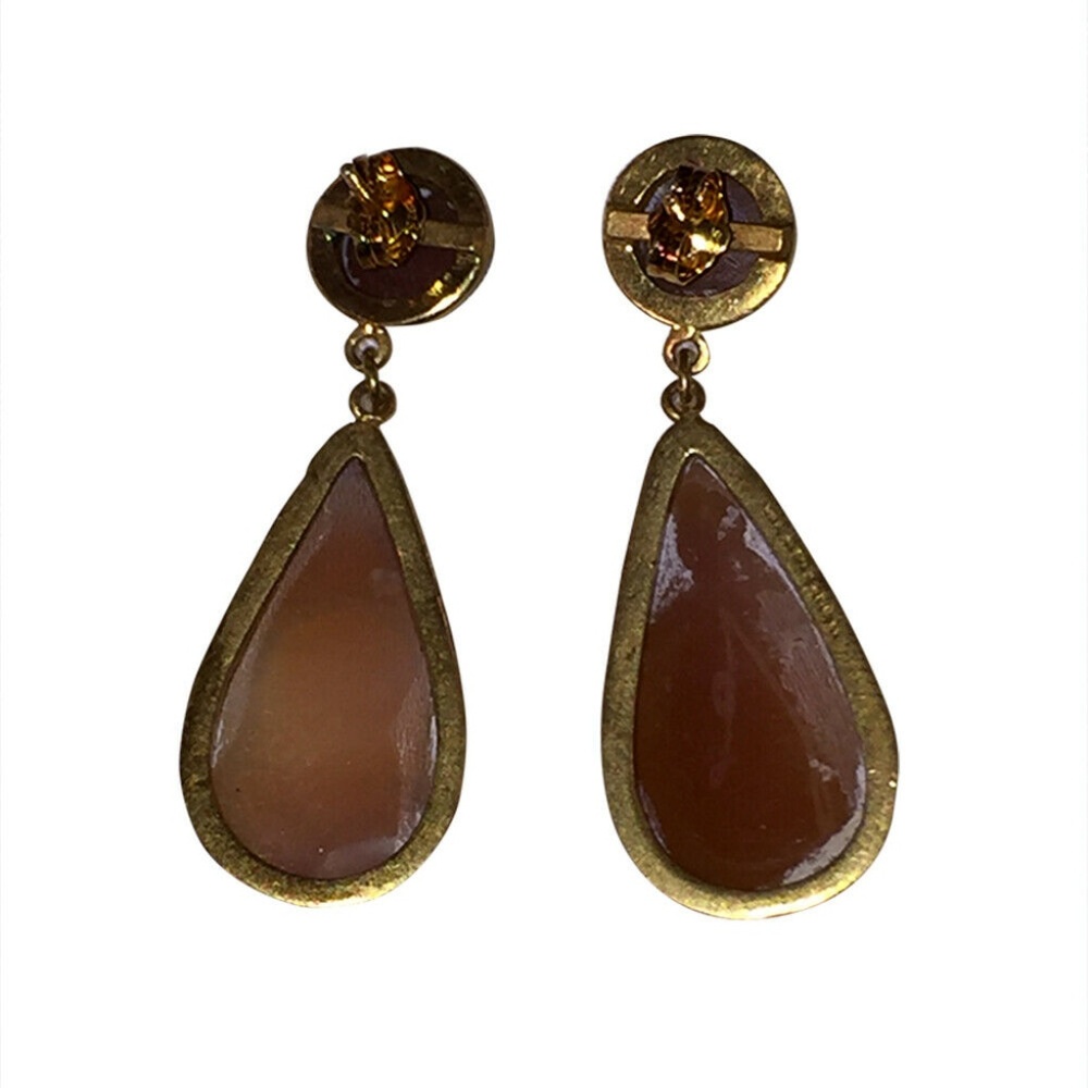 Shell Dangle Chandelier Earrings - image 4